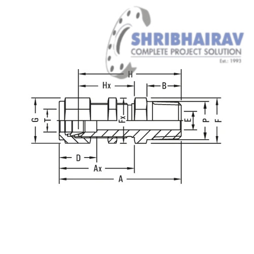 Male Bulkhead Connector Fittings