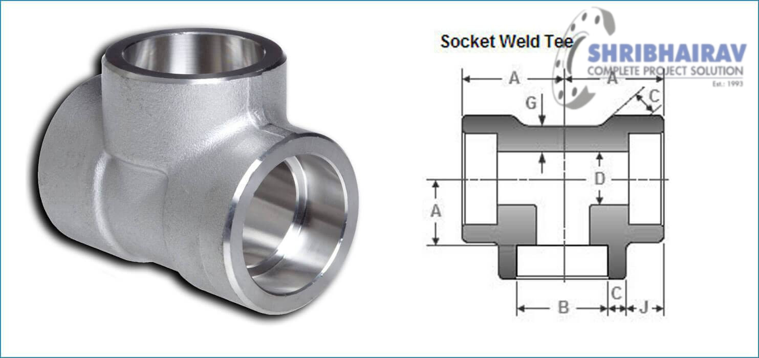 ASME-B16.11 Forged Socket Weld Tee