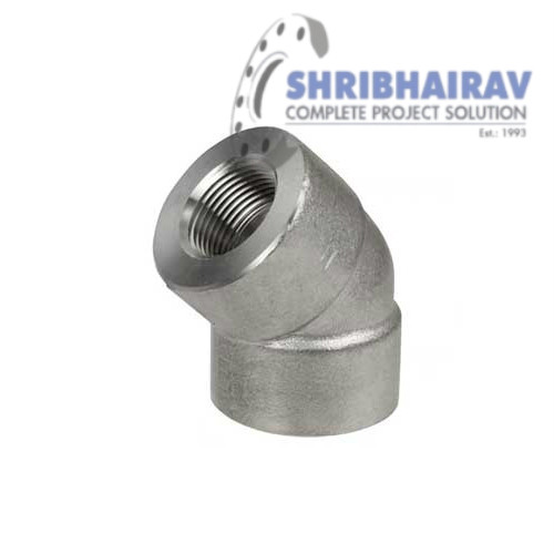 ASME B16.11 Threaded / Screwed 45 Deg Elbow