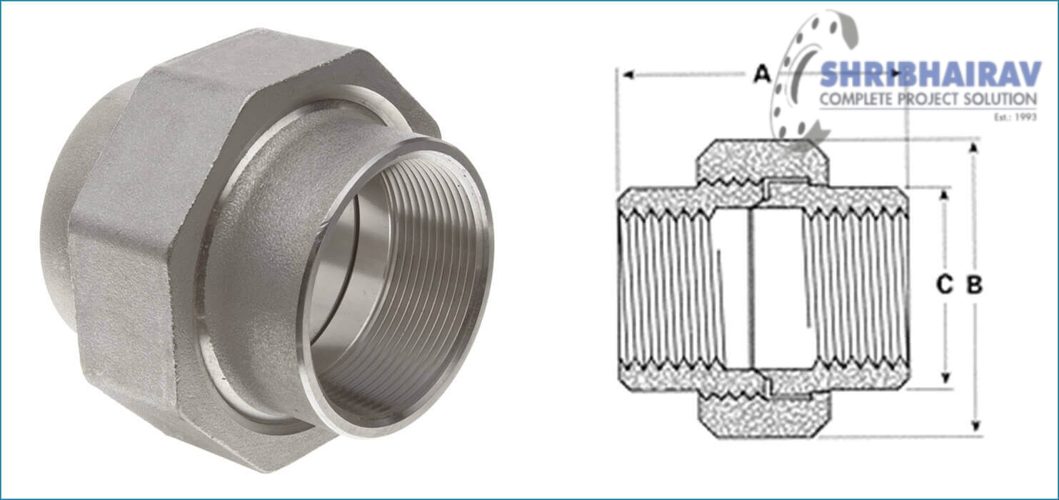 ASME B16.11 Threaded / Screwed Union
